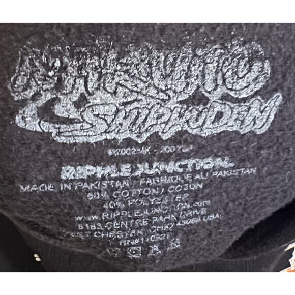 NARUTO Shippuden HOODIE MENS XL BLACK SWEATSHIRT Lightweight ANIME Comic - Picture 2 of 3